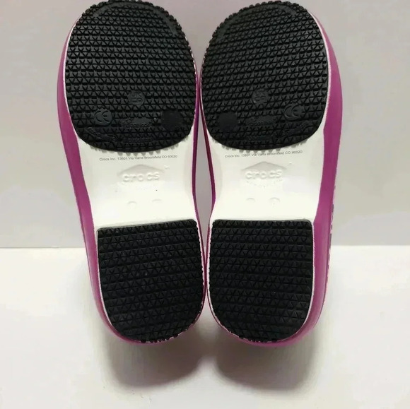 CROCS Lisa Frank Neria Womens Clogs Size 8 Multi Colored Cheetah Print - Picture 7 of 8